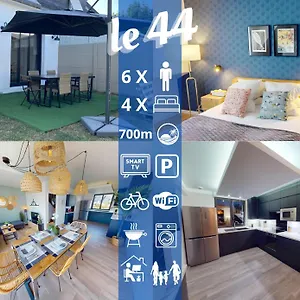 Le 44 - Maison Familiale - Grand Confort - 700m Plages Hébergement de vacances